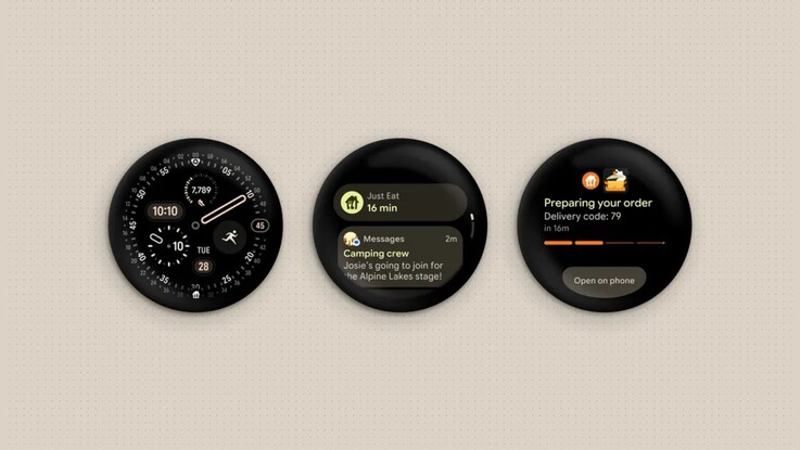 System Wear OS 7 umożliwia wyświetlanie aktualizacji na żywo, znanych z powiadomień w aplikacji „ Android ”.