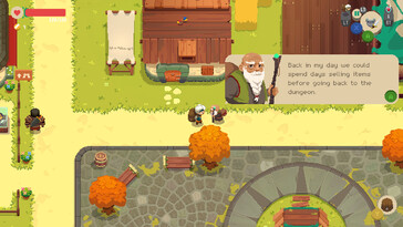Na zdjęciu: zrzut ekranu z rozgrywki w grze „Moonlighter”.