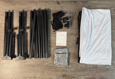 Poszczególne części przed montażem