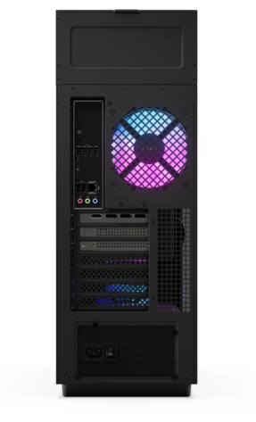 HP Omen Max 45L: Tylne wejścia/wyjścia. (Źródło obrazu: HP)