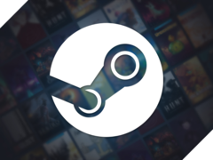 Wiele znanych modów w społeczności Steam Workshop zostało oznaczonych powiadomieniami o usunięciu. Na zdjęciu - logo Steam. (Źródło obrazu: Steam - edytowane)