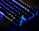 Wooting 80HE z włączoną funkcją RGB. 