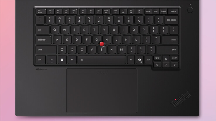 Firma Lenovo wyposażyła również model ThinkPad P1 Gen 9 w dotykowy panel sterowania o wymiarach 85 x 135 mm.