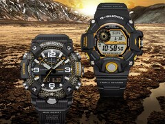 Nowy zegarek Casio G-Shock GDG-B100 może bazować na modelu GG-B100Y (po lewej)