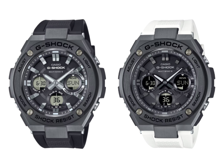 Od lewej do prawej: GST-W110MS-1A i GST-W110MS-7A. (Źródło zdjęcia: Casio)