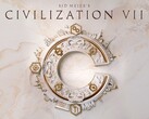 Oficjalna grafika promocyjna gry „Sid Meier's Civilization VII”, przedstawiająca główny emblemat tej strategicznej gry.