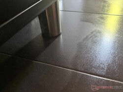 Podczas wycierania automatycznie pozostawia się niewycierany margines o szerokości co najmniej 7 cm.