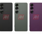 Wyciekły rzekome zdjęcia Sony Xperia 1 VII przedstawiające czarne, zielone i fioletowe opcje kolorystyczne. (Źródło obrazu: Android Headlines)