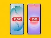 Model Galaxy A27 (po prawej) ma teraz kamerę z dziurkowanym otworem.