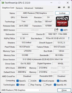 Układ GPU U Radeon RX Vega 8