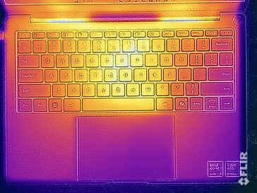 Test naprężeń temperatury powierzchni (górna strona)