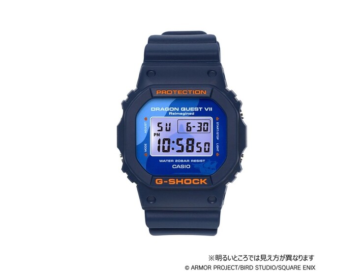 Zegarek Casio G-Shock x Dragon Quest VII Reimagined DW-5600X. (Źródło zdjęcia: Square Enix)