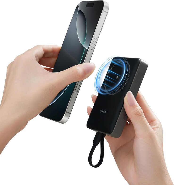 Magnetyczny Power Bank CP12 firmy Cuktech. (Źródło zdjęcia: Cuktech)