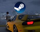 Tło Forza Horizon 6 widziane z logo Steam