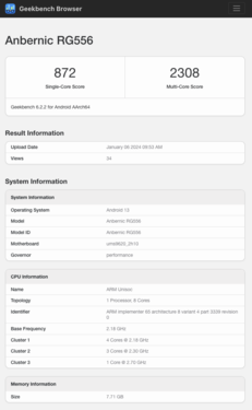 (Źródło obrazu: Geekbench)