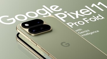 Render modelu Pixel 11 Pro Fold.