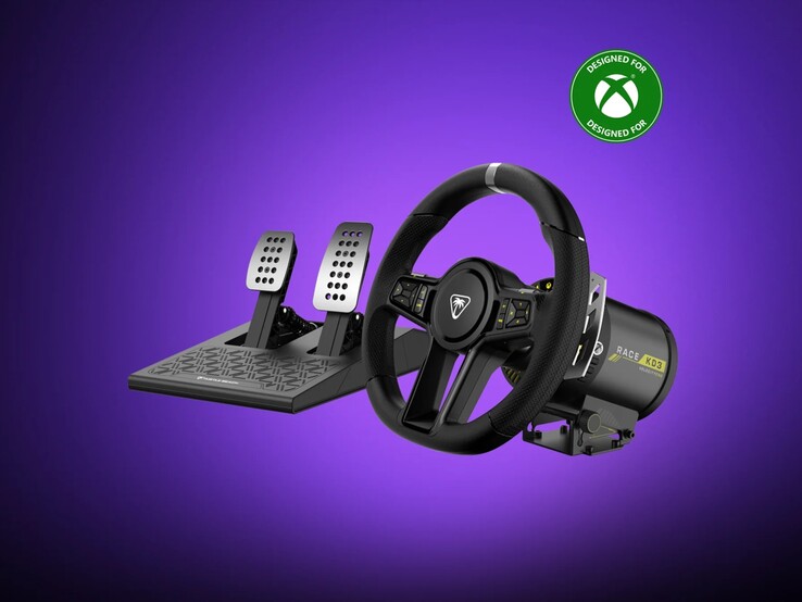 System kół i pedałów Turtle Beach VelocityOne Race KD3. (Źródło zdjęcia: Turtle Beach)