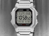 Zegarek Casio W-800HD-1AV (na zdjęciu) posiada pasek ze stali nierdzewnej. (Źródło zdjęcia: Casio, edytowane)