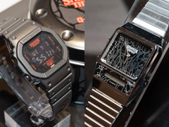 Na zdjęciu kolaboracja Casio G-Shock x Stranger Things DW-5600 (po lewej) i AQ-800 (po prawej). (Źródło zdjęcia: @geesgshock na Instagramie)