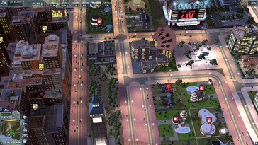 Na zdjęciu: zrzut ekranu z rozgrywki w grze „City Life 2008”.