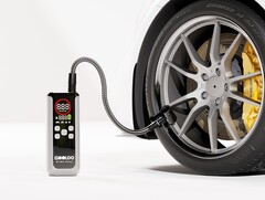 Podwójny inflator do opon Gooloo GT160 posiada inteligentny kolorowy wyświetlacz LED (źródło obrazu: Gooloo)