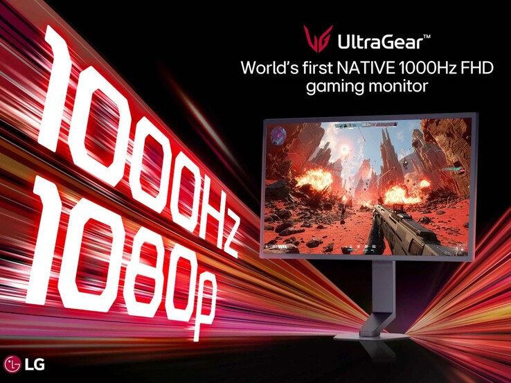 LG UltraGear 25G590B obsługuje 1000 Hz przy 1080p.