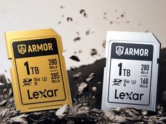 Karty SDXC z serii Lexar Armor są wykonane ze stali nierdzewnej, dzięki czemu są odporne na upadki, wstrząsy, kurz i wodę. (Źródło zdjęcia: Lexar)