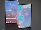 Wczesne rendery tego, jak może wyglądać Galaxy Z Tab. (Źródło: LetsGoDigital)