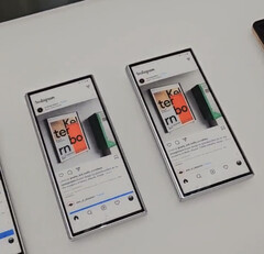 Samsung ujawnił różne prototypy Galaxy Z Fold późnym latem 2023 roku. (Źródło zdjęcia: @raywongy)