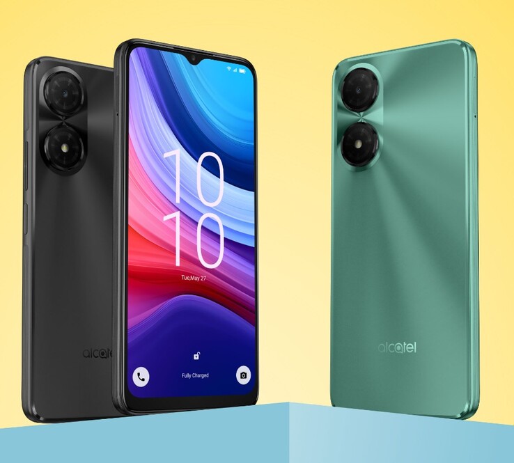 Alcatel 3 (2025) jest dostępny w kolorach Teal Blue i Space Grey. (Źródło zdjęcia: Alcatel)