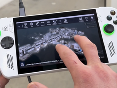 Zdjęcie u/dotvp powiększające mapę budynku zeskanowaną za pomocą handhelda Asus ROG Xbox Ally X.