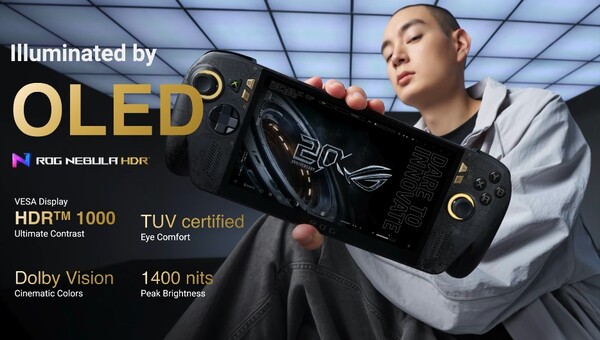 ROG Ally X20 to pierwszy handheld Asusa z wyświetlaczem OLED.