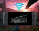 Final Fantasy 7 Remake Intergrade Switch 2 pokazany z symbolem WiFi (Źródło obrazu: Nintendo of America, Square Enix z poprawkami)
