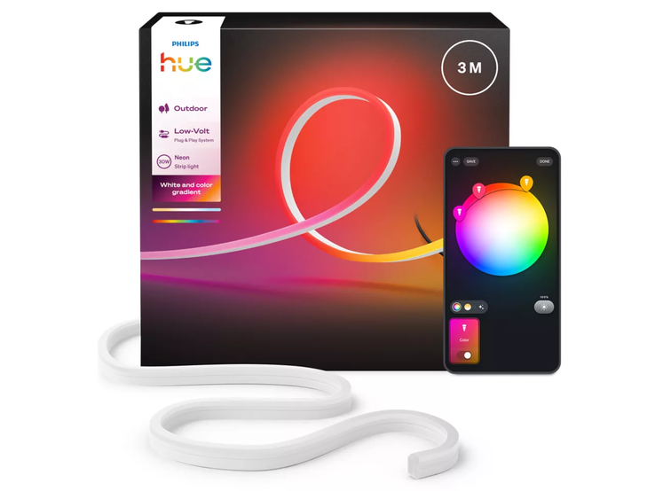 Neonowe oświetlenie zewnętrzne Philips Hue. (Źródło obrazu: Philips Hue)