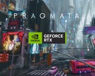 Wyświetlany jest baner Pragmata z logo GPU Nvidia