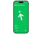Precision Funkcja wyszukiwania lokalizująca słuchawki AirPods Pro. (Źródło obrazu: Apple)
