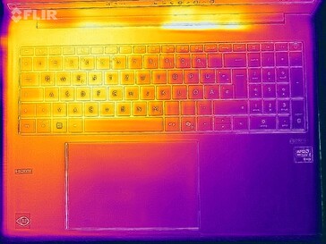 Test wytrzymałościowy temperatury powierzchni (strona górna)