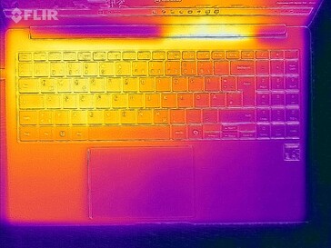Test naprężeń temperatury powierzchni (górna strona)
