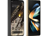 Pixel Fold obok Galaxy Z Fold4 (źródło obrazu: @evleaks - przyp. red.)
