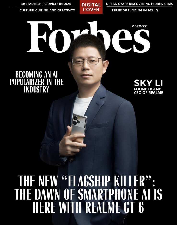 Sky Li promuje nadchodzący GT 6. (Źródło: Forbes Morocco)