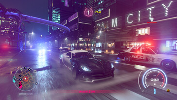 Na zdjęciu: zrzut ekranu z rozgrywki w grze Need for Speed Heat.