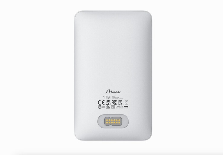 Dysk SSD Lexar Muse posiada z tyłu autorskie złącze magnetyczne. 