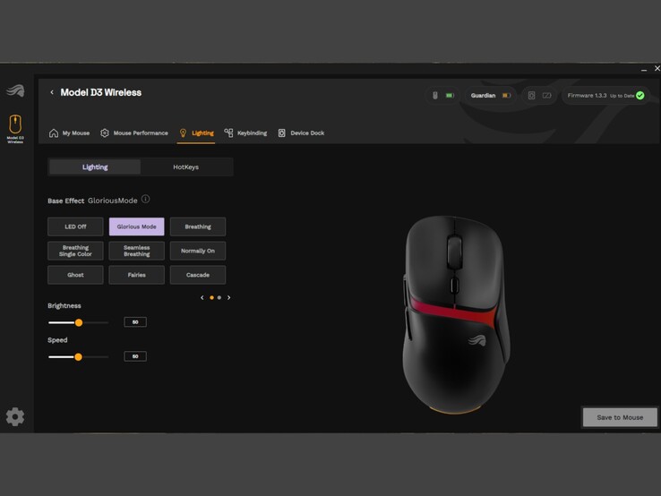 Glorious Core i jego opcje personalizacji