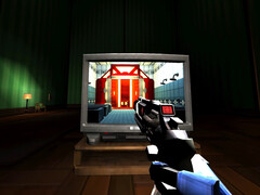 Jedna z wielu iluzji obecnych w Ultrakill's Layer 8: Fraud.