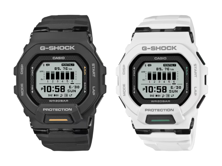 Zegarki Casio G-Shock GBD-200-1A1 (po lewej) i GBD-200-7 (po prawej). (Źródło zdjęcia: Casio)