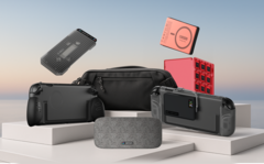 Genki właśnie wprowadziło na rynek niskoprofilową obudowę ochronną, bank baterii MagSafe USB-C o mocy 30 W, torbę Saya Carry i pięć innych nowych akcesoriów dla graczy przenośnych. Na zdjęciu - wszystkie 8 nowych akcesoriów dla graczy Genki w jednym ujęciu. (Źródło zdjęcia: Genki)