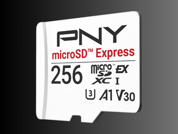 Karta pamięci flash PNY microSD Express 256 GB (źródło obrazu: PNY PR)