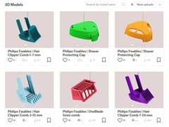 6 z 7 obecnie dostępnych modeli firmy Philips przeznaczonych do druku 3D