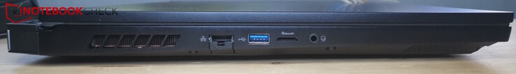 Po lewej: LAN, USB-A 3.0, czytnik MicroSD, zestaw słuchawkowy
