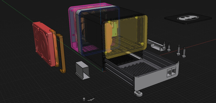 Cały projekt został skompilowany w programie Shapr3D. (Źródło obrazu: Jack Harvest)